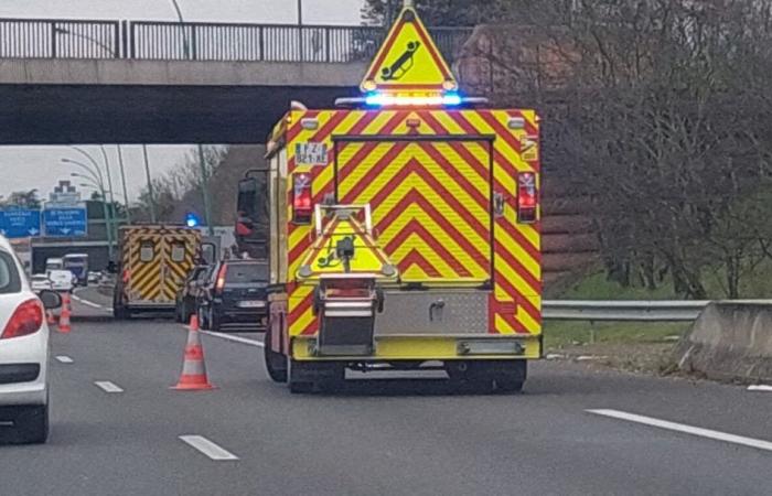 Vehicle going the wrong way, accident and traffic jam… Big mess on the highway between Montauban and Toulouse