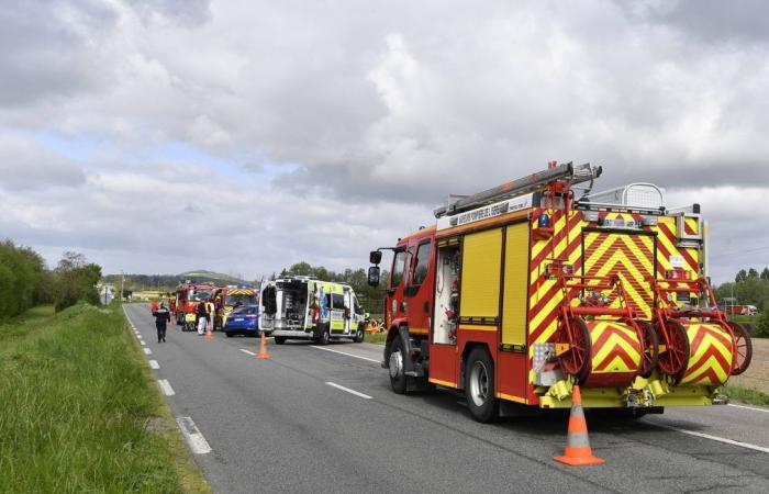 A person injured after an accident on the A84 motorway