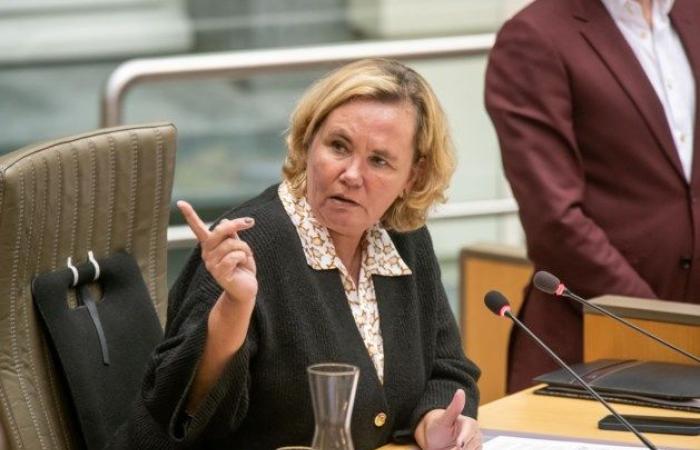 Liesbeth Homans (N-VA) will remain chairman of the Flemish Parliament for the time being, Vooruit: “This gives us time to place the right profile”