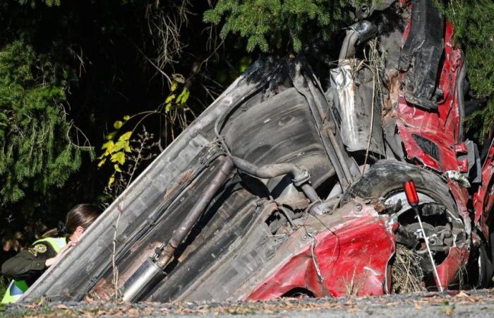 Serious road accident in Saint-Stanislas-de-Kostka