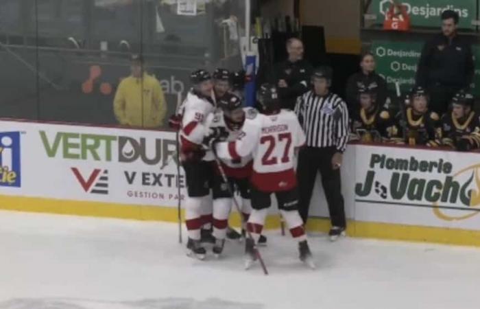 Vigneault smoking, Dagenais continues its momentum in a crushing victory for the Remparts