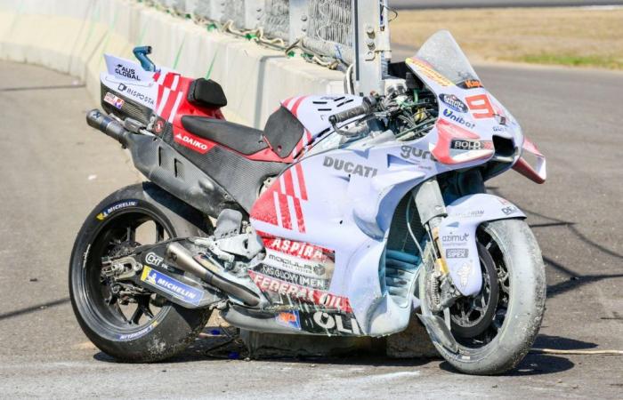 Márquez laments damage to his motorcycle due to bad fire extinguishers