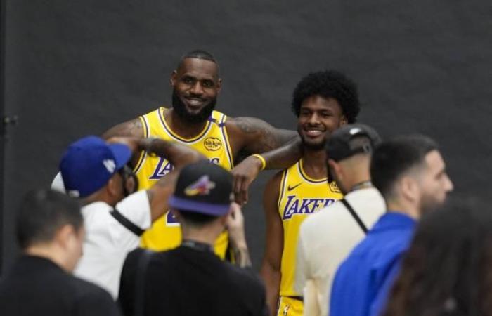 for his 22nd season in the NBA, LeBron James eager to play with his son Bronny (Lakers)