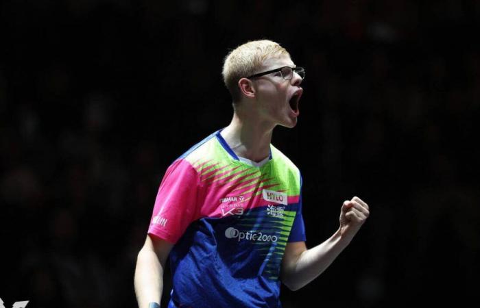 Table tennis. Félix Lebrun easily advances to the round of 16 of the Grand Smash of China