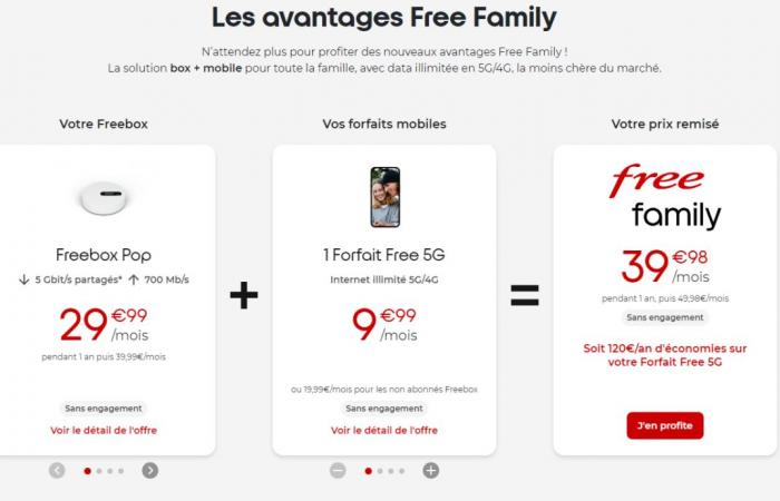 Free launches Free Family to save on the price of all your subscriptions