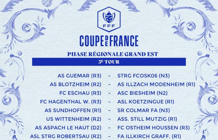 Coupe de France, posters for the 5th round! – GRAND EAST FOOTBALL LEAGUE