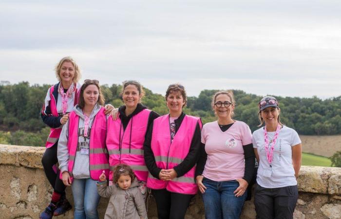 La Romieu. We are mobilizing for Pink October