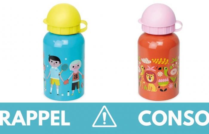 Consumer reminder: these water bottles for children should definitely not be used