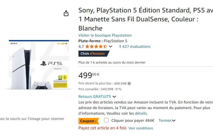 the price of the PlayStation 5 Slim drops even further after the French Days