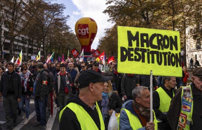 A “half-hearted” October 1 mobilization, 95,000 demonstrators in France for wages and pensions, according to the Ministry of the Interior