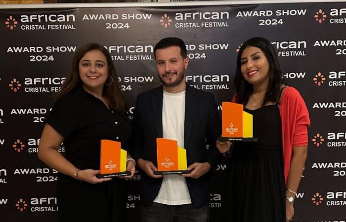 Inwi awarded three times at the African Cristal Festival 2024