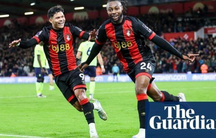 Semenyo closes out first-half barrage as Bournemouth sink fragile Southampton