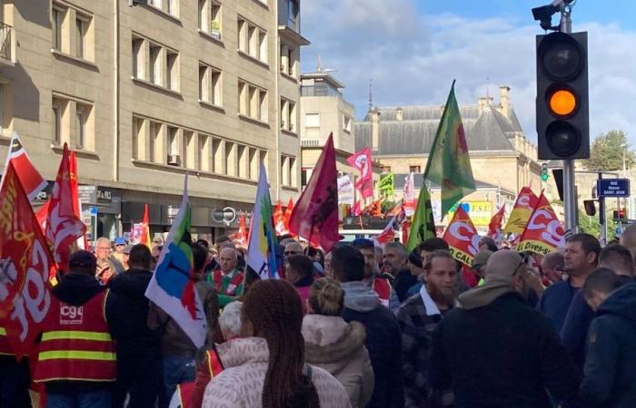 Start of processions for salaries and the repeal of pension reform in Orne and Calvados