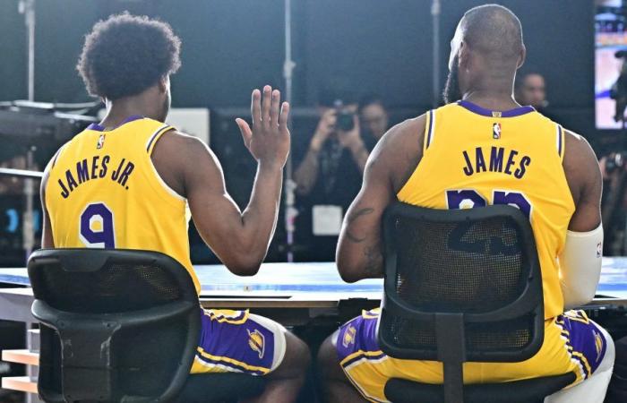 “Pure joy,” LeBron James recounts his first workouts with his son Bronny at the Lakers