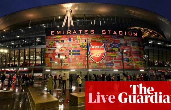 Arsenal v Paris Saint-Germain: Champions League – live | Champions League