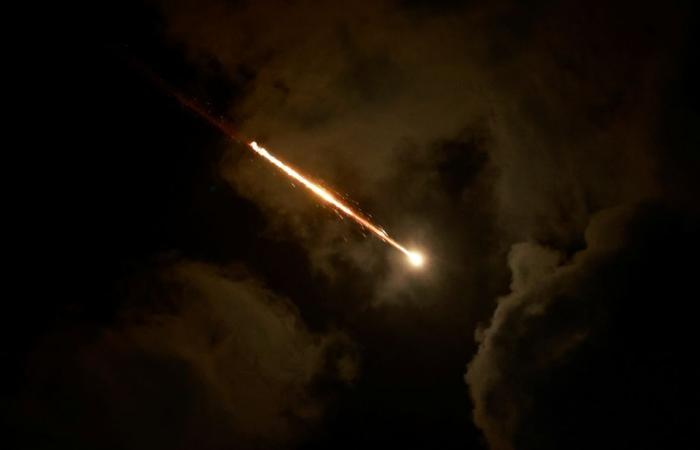 Iranian missiles fired towards Israel