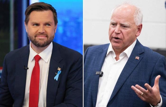 Running mate debate tonight: what to expect from Tim Walz and JD Vance?