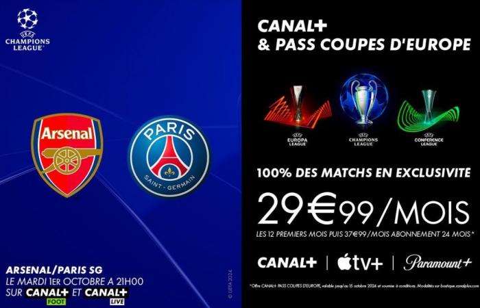 Paris SG in the UEFA Champions League: the good CANAL+ plan to follow 100% of the competition live