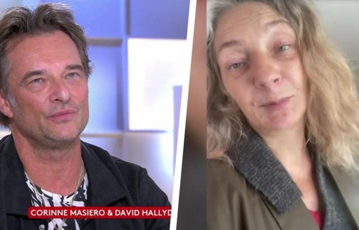 the astonishing message from Corinne Masiero to David Hallyday