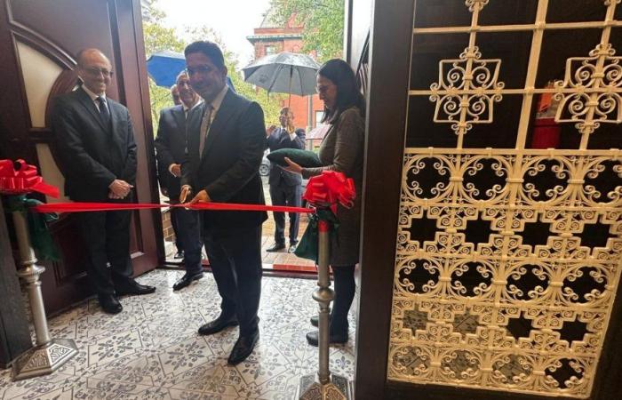 Bourita inaugurates the consular section of the Moroccan embassy in Washington after its renovation