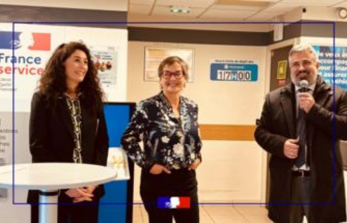 Inauguration of a new France services space at Poste Plaisance