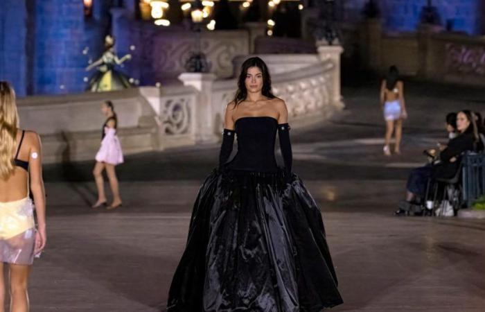 Once upon a time, Princess Kylie Jenner closed the Coperni fashion show at Disneyland