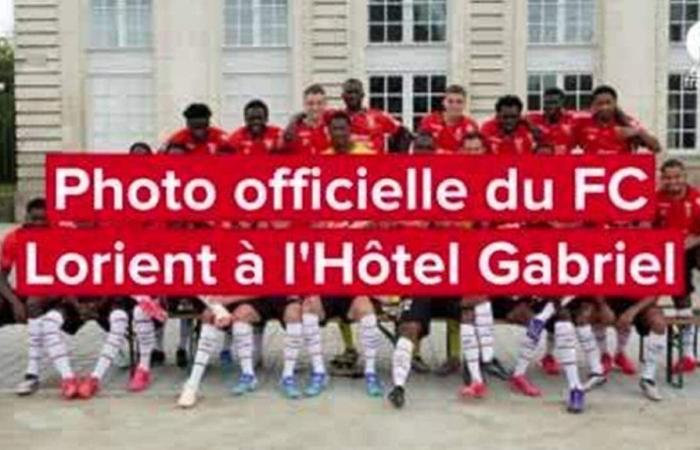 VIDEO. Behind the scenes of the official photo of FC Lorient at the Hôtel Gabriel