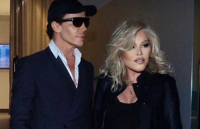 Jocelyn Wildenstein, 82, looks youthful as she enjoys romantic dinner in Paris with fiance Lloyd Klein, 56