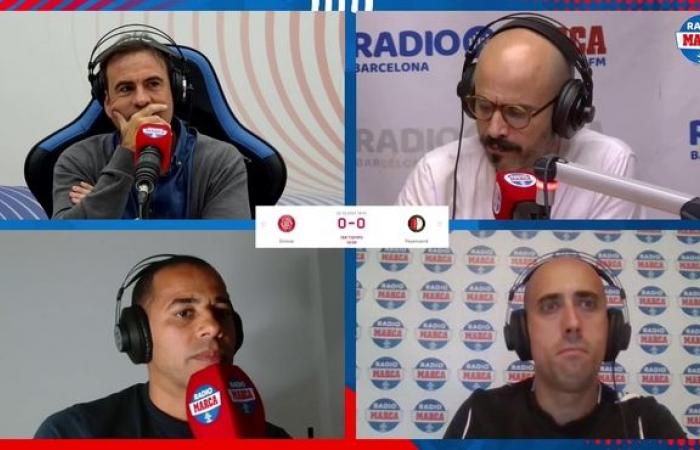 Historical! This is how MARCADOR from Radio Marca narrated the first goal in the history of Girona in the Champions League