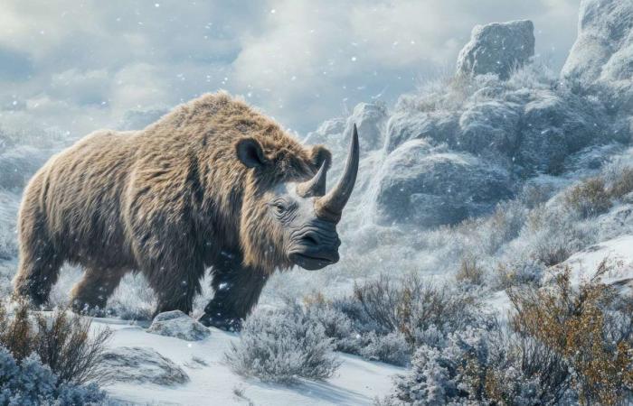 Extraordinary discovery of a half-eaten woolly rhino that lived 32,000 years ago