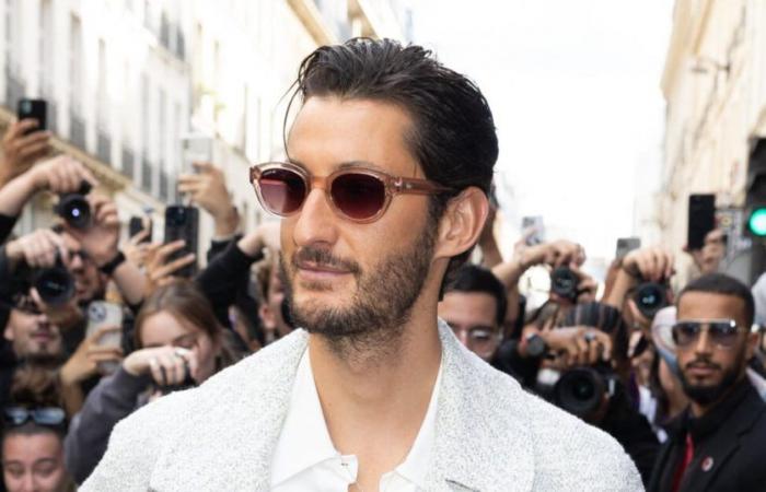 Lacoste fashion show: sensational arrival of the muse Pierre Niney despite a problem that did not go unnoticed