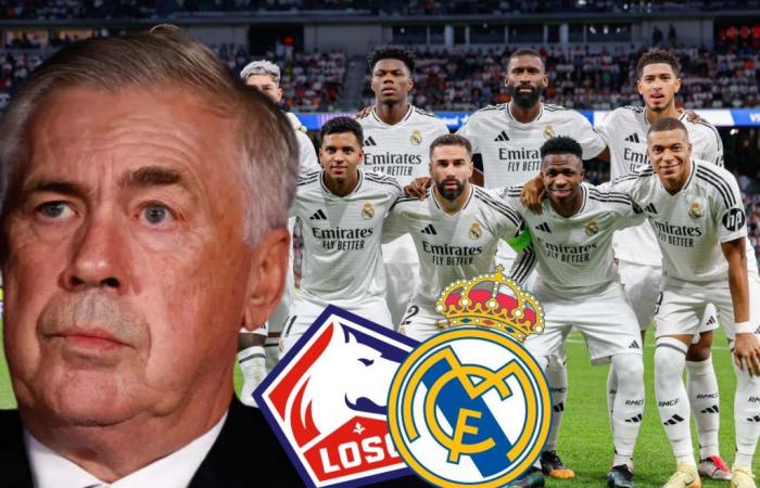 Official: Ancelotti surprises with his lineup in Lille, starting Endrick and without Güler