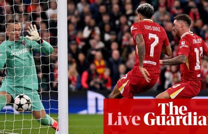 Liverpool v Bologna, Lille v Real Madrid and more: Champions League – live | Champions League