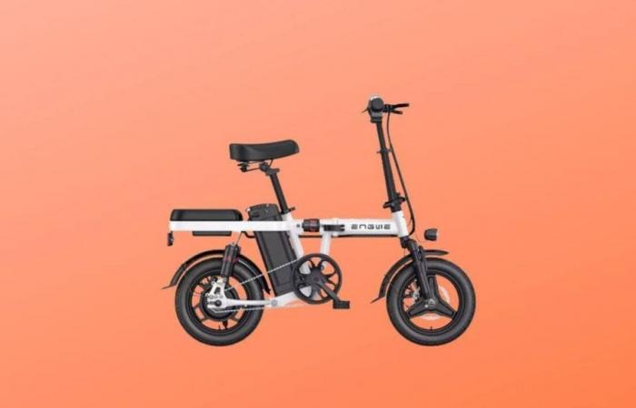 In addition to an attractive price, this foldable electric bike benefits from a second reduction