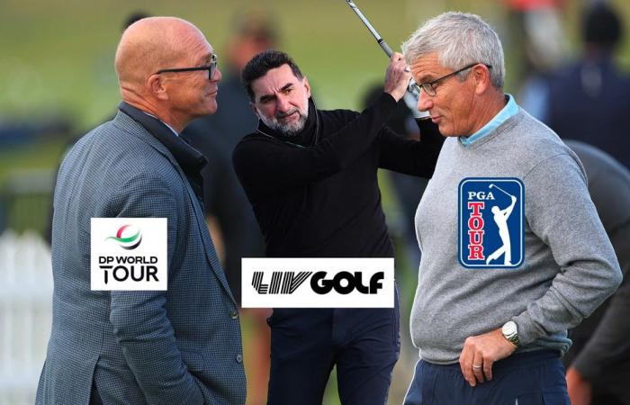 A game between powerful people that could well change the destiny of professional golf