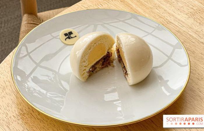 A Courrèges pastry to be enjoyed exclusively at Printemps Haussmann