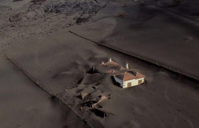 Three years after an eruption, his house is a tourist attraction