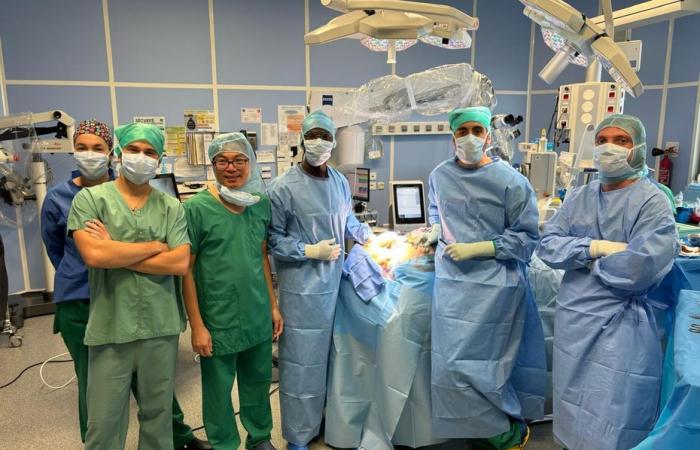 Sleep apnea, a first surgical procedure carried out at the Nancy CHRU