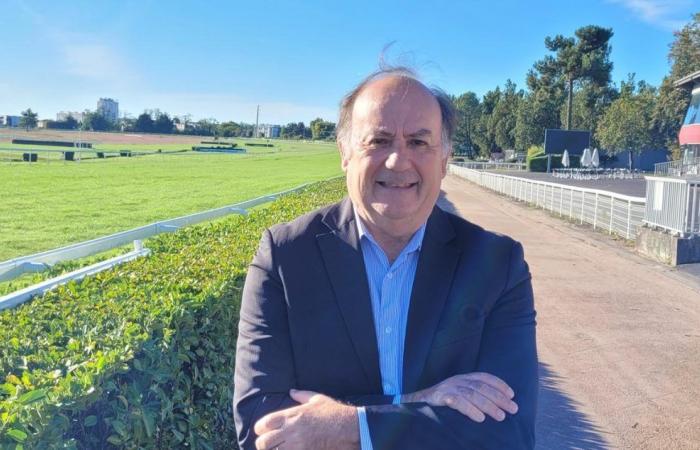 opposition politician Patrick Alvarez is campaigning to create market gardening on part of the Bouscat racecourse