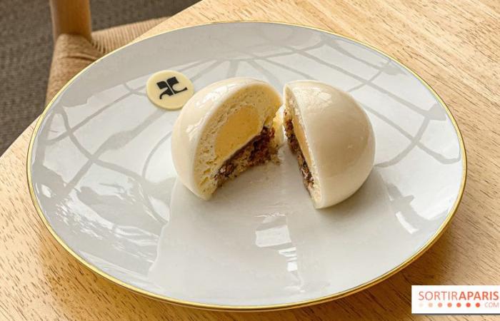 A Courrèges pastry to be enjoyed exclusively at Printemps Haussmann