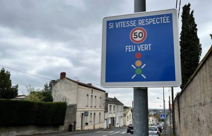 Faced with excessive speed, the city of Cholet opts for “reward lights”