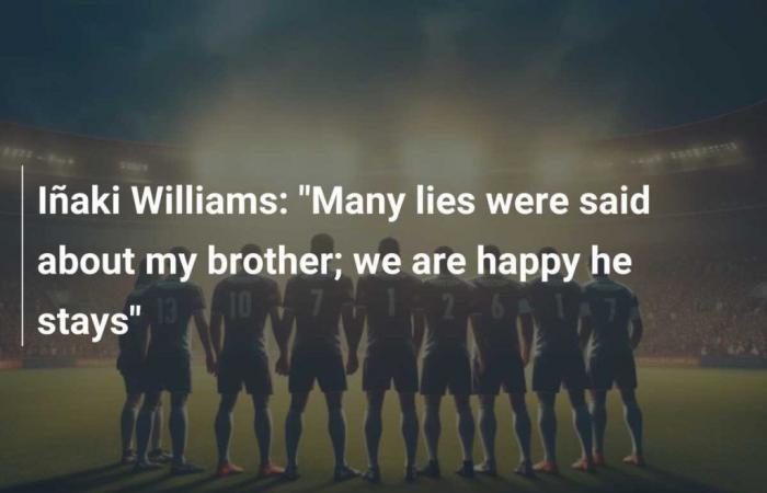 Iñaki Williams: “Many lies were said about my brother; we are happy he stays”