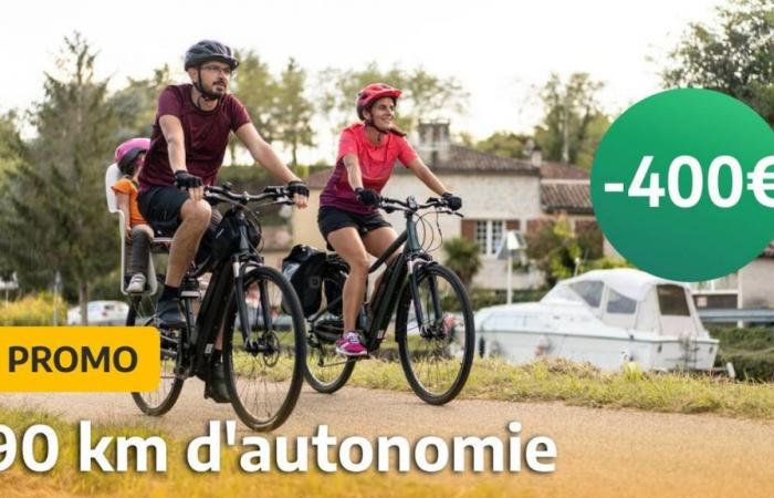 Decathlon cuts the price of the inexpensive Riverside 500 E city electric bike with a reduction of €400