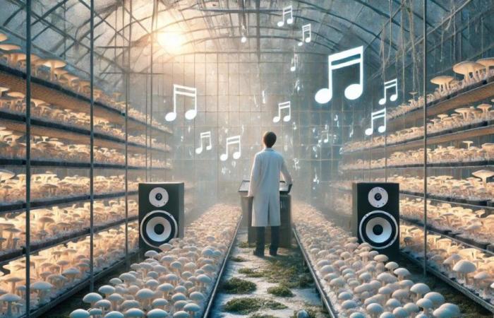 This music makes mushrooms grow in record time