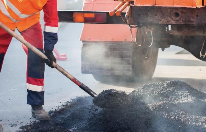 Localized repair of coatings near the Battice interchange