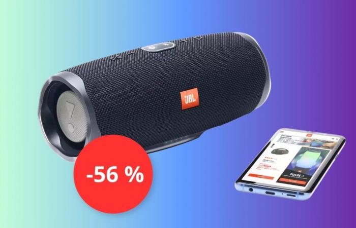 Quickly take advantage of -56% on the breathtaking JBL Charge 4 speaker, before this exclusive offer disappears