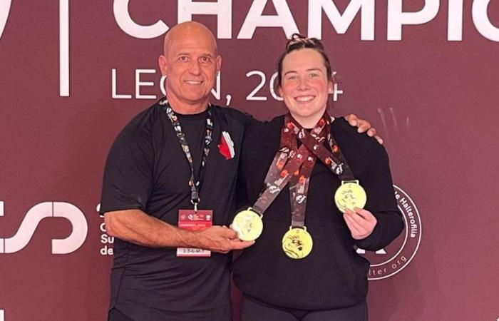 World junior weightlifting champion | Charlotte Simoneau was not there to make history…