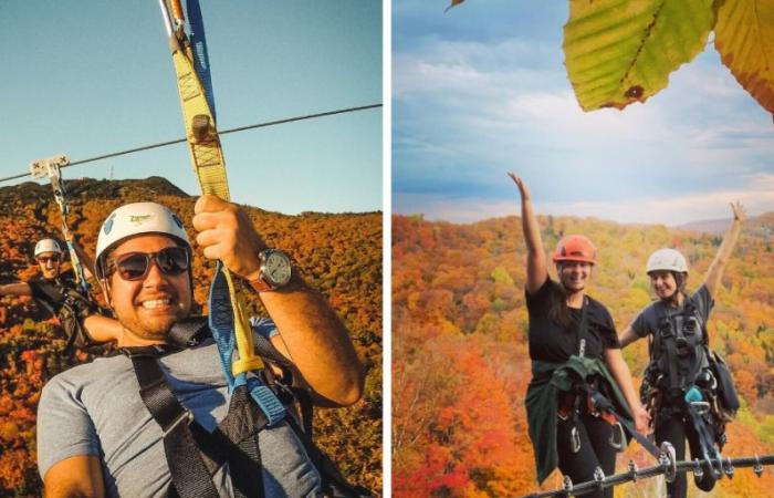 7 zip lines in Quebec to put on your bucket list to enjoy the fall colors