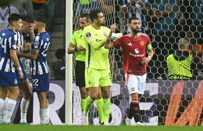 Bruno Fernandes verbally attacks his teammate Diogo Costa