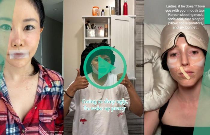 Find sleep and sleep better? On TikTok, Generation Z competes with lame ideas